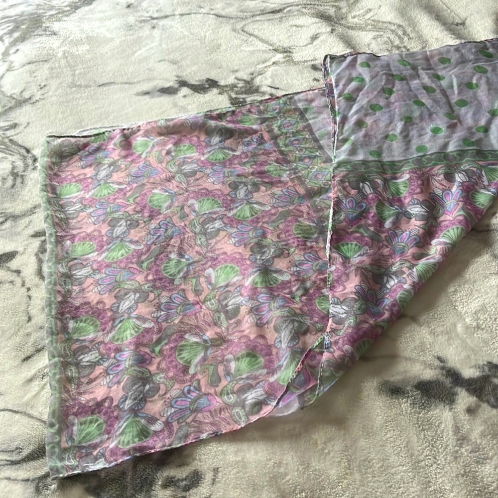 Infinity pastel scarf for Spring
